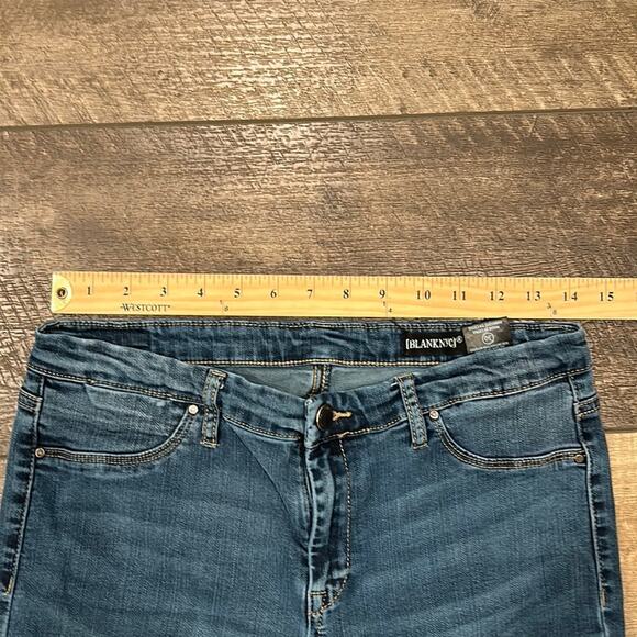 Blank NYC Stretch Demin Fringe Skinny Jeans Size 10/30 - Picture 6 of 9